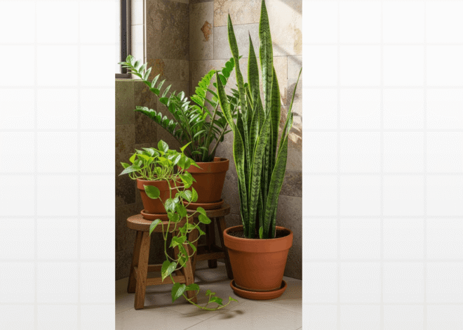 Plantas para Banheiro: As Melhores Espécies que Amam Umidade e Sobrevivem com Pouca Luz