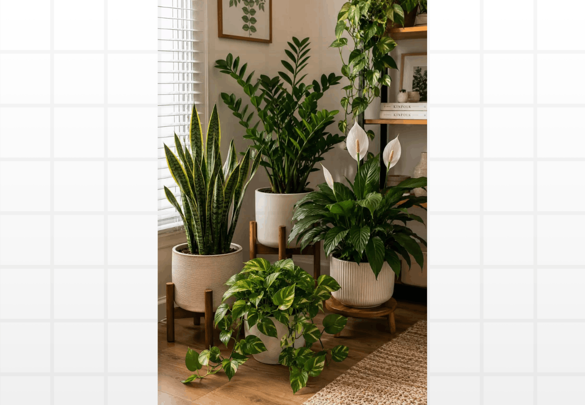 Plantas para Quarto: Espécies que Purificam o Ar, Melhoram o Sono e Decoram o Ambiente