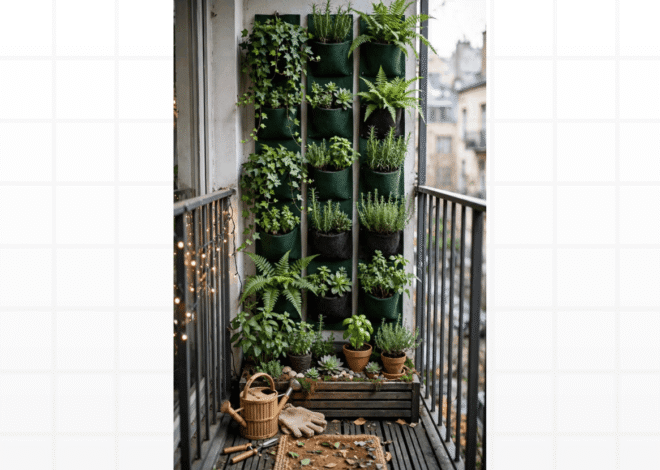 Horta Vertical na Varanda: Estruturas e Vasos Ideais para Otimizar o Espaço em Apartamentos